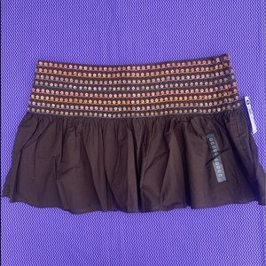 Short Sequin Waist Brown Old Navy Skirt